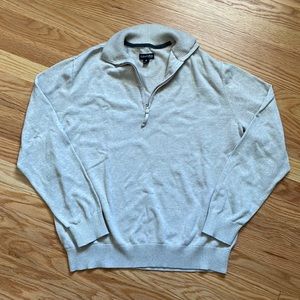ST. JOHN’S BAY Men’s Collared Half-Zip Sweater M